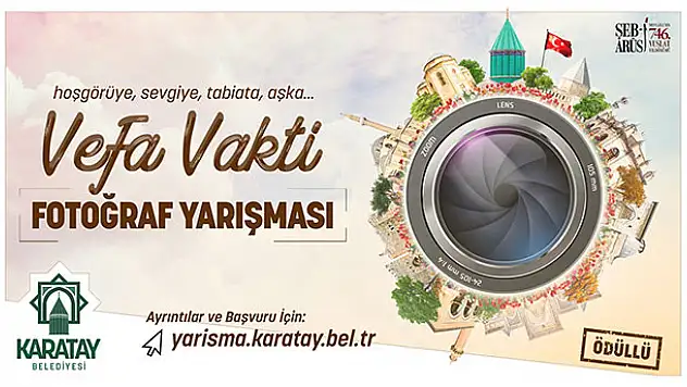 Karatay Belediyesinden 'Vefa' temalı fotoğraf yarışması