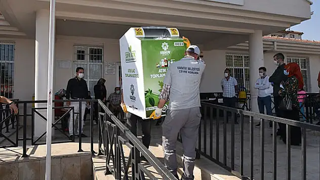 Karatay'da atık ilaçlar çöpe karışmadan imha edilecek