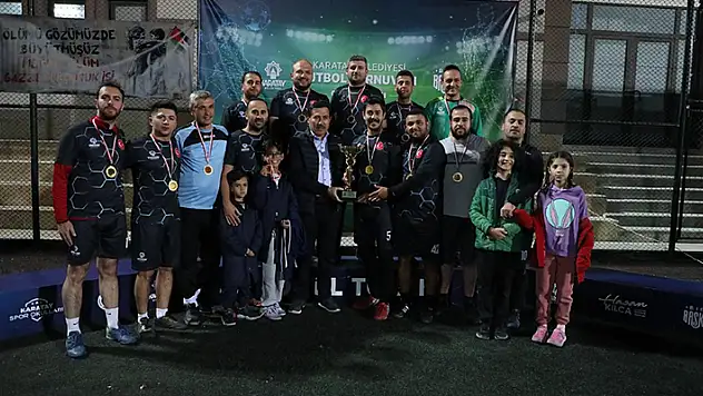 Karatay'da Birimler Arası Futbol Turnuvası sona erdi