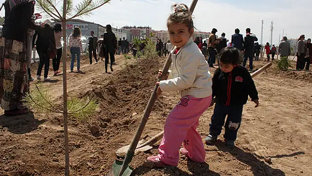 Karatay'da herkesin bir dikili ağacı var!