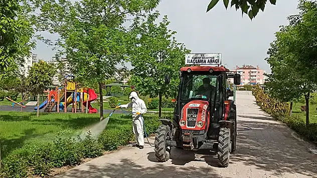 Karatay'da ilaçlama çalışmaları başladı