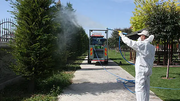 Karatay'da ilaçlama ve yabancı ot temizliği sürüyor