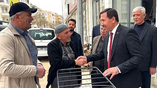 Karatay'da kapı kapı esnaf ziyareti 