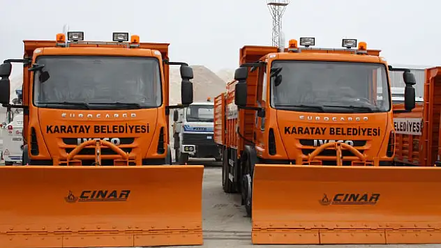 Karatay'da kış hazırlıkları tamamlandı