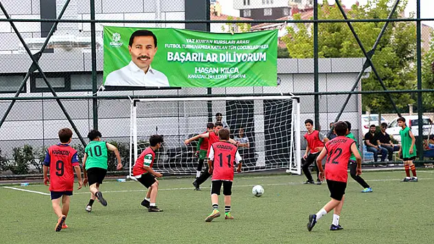 Karatay'da Kuran kursu öğrencileri arası futbol turnuvası başladı