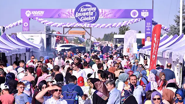 Karatay'daki görsel şölen, lavanta günleri ile taçlanıyor