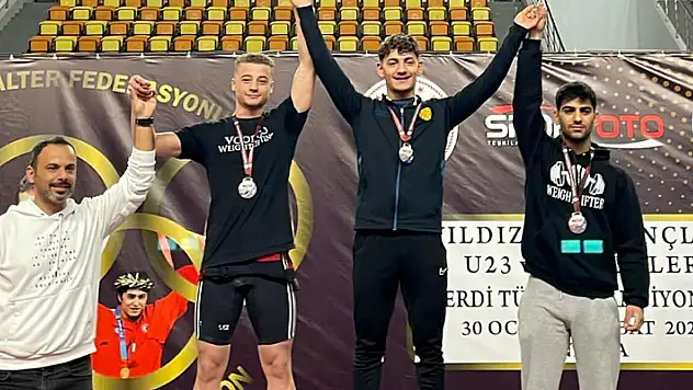 Karatay'ın başarılı haltercisinden Ankara'da önemli derece 