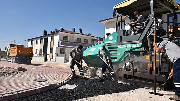 Karatay'ın cadde ve sokakları yenileniyor