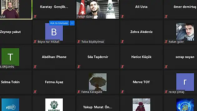 Karatay Kent Konseyi Gençlik Meclisi'nden 'gözümüzün nuru namaz' programı