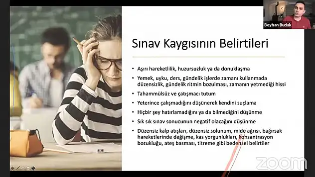 Karatay Kent Konseyi'nden online 'Sınav Stresiyle Başa Çıkabilmek' semineri
