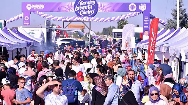 Karatay Lavanta Günleri renkli görüntülere sahne oldu