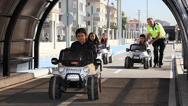 Karatay Trafik Eğitim Parkında eğitimler başladı
