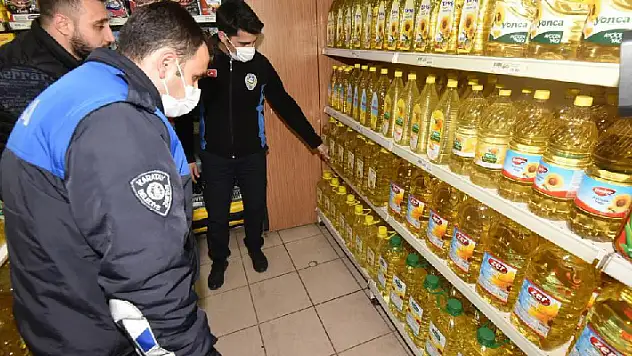 Karatay zabıta ekiplerinden marketlere etiket denetimi
