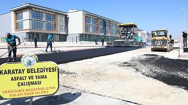 Karatay'da asfalt sezonu başladı