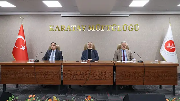 Karatay'da din hizmetleri değerlendirildi