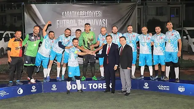 Karatay'da futbol heyecanı sona erdi