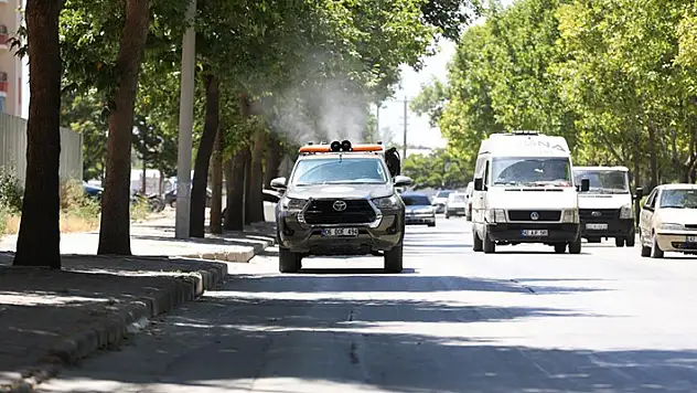 Karatay'da ilaçlama çalışmaları 7/24 sürüyor
