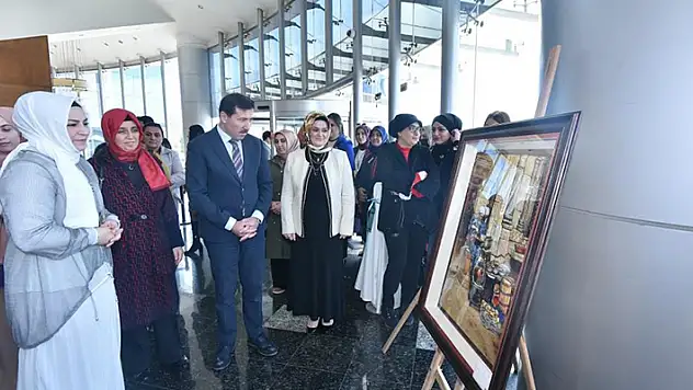 Karatay'da Kağıt Rölyef Sergisi açıldı
