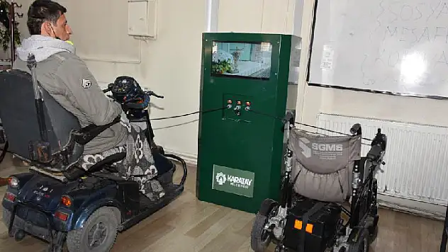 Karatay'da şarj istasyonları engellilerin hayatını kolaylaştırıyor
