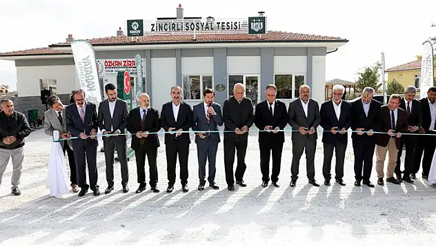 Karatay'da Zincirli Sosyal Tesisi hizmete açıldı
