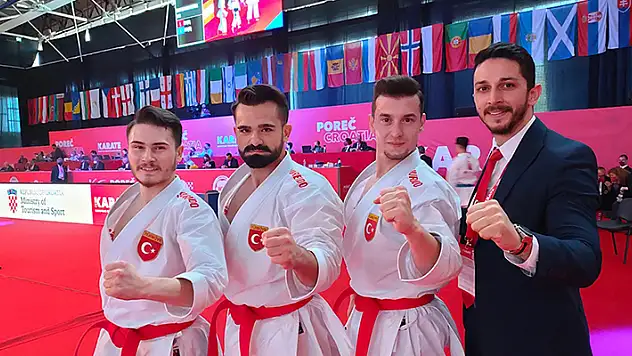 Karatede Erkek Kata Milli Takımı Avrupa şampiyonu oldu
