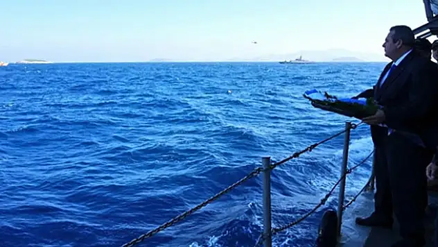 Kardak'ta gerilim! Yunan bakan adaya yaklaştırılmadı!