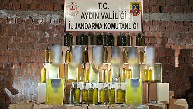 Kargo ile sahte zeytinyağı sevkiyatına jandarmadan suçüstü baskın

