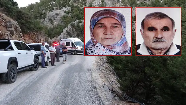 Karı koca 100 metrelik uçurumdan düştü!

