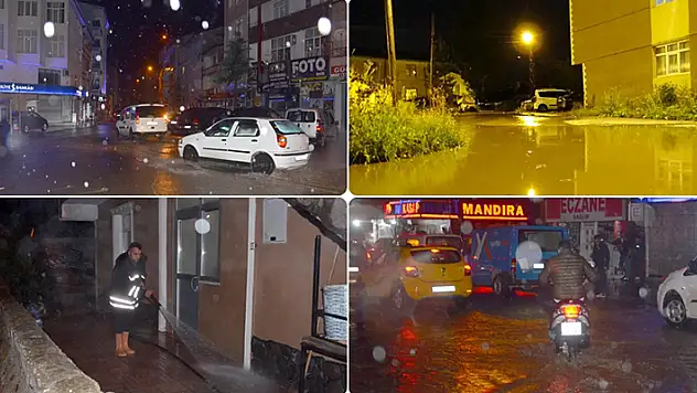 Kars'ta su baskınları, Ağrı'da sel
