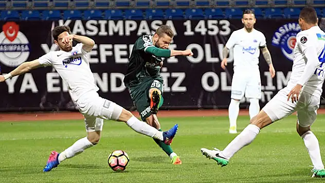 Kasımpaşa: 1 - Atiker Konyaspor: 1