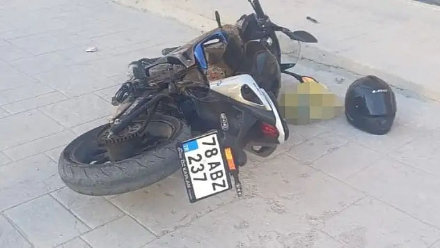 Kaskı sayesinde ölümden döndü