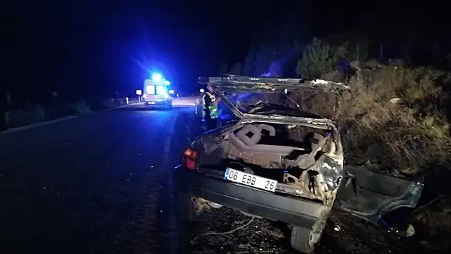 Kastamonu'da otomobil takla attı: 5 yaralı
