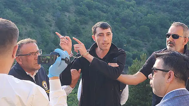 Katıldığı televizyon programında cinayeti itiraf eden şüpheli olay yerine getirildi