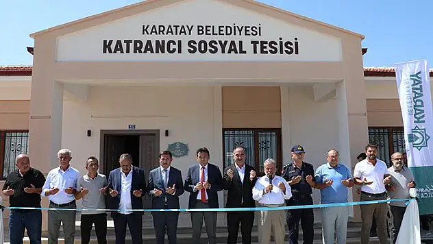 Katrancı Sosyal Tesisi hizmete açıldı