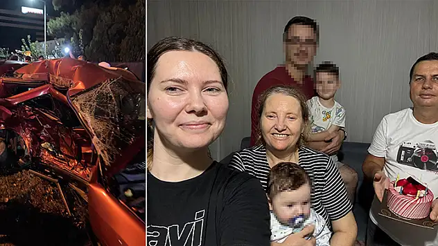 Kavşaktaki kazada evli çift ile kızları öldü, 6 aylık torunları ağır yaralandı
