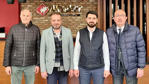 Kavuş ve Dolular Akşeker'i ziyaret etti 
