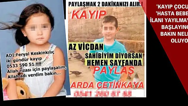 Kayıp ilanlarında milyonluk vurgun!