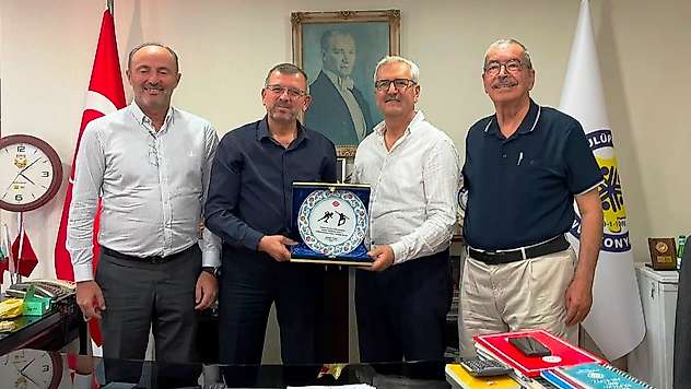 Kaykay Federasyonu'ndan ASKF'ye ziyaret