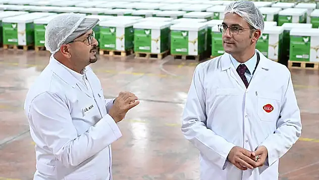 Kaymakam Canpolat üretim tesisini yerinde inceledi