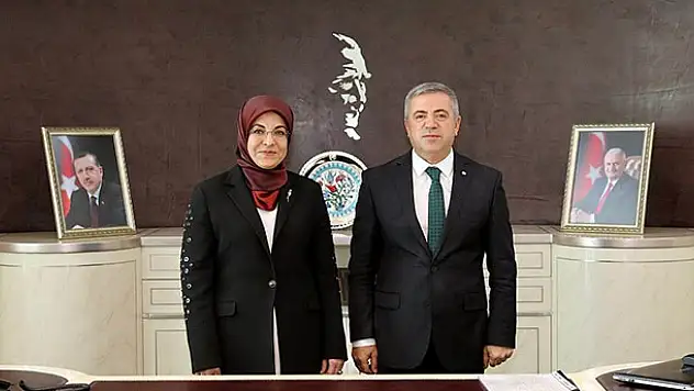 Kaymakam Çelik'ten Başkan Toru'ya ziyaret