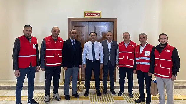 Kaymakam Kıyıcı'ya Kızılay'dan teşekkür