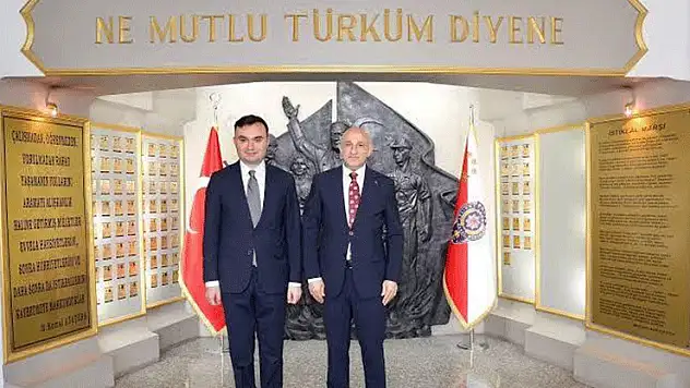 Kaymakam Taşkın'dan Emniyet Müdürü Yüksek'e Ziyaret