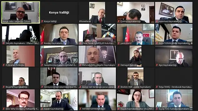 Kaymakamlar Toplantısı Vali Özkan başkanlığında yapıldı
