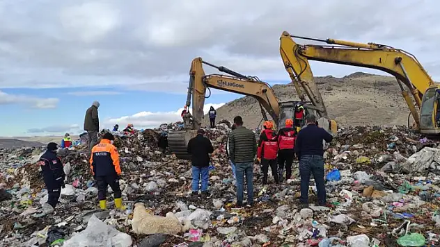 Kayseri'de kaybolan işçinin cenazesi tonlarca çöpün altında bulundu
