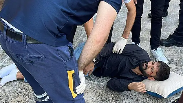 Kayseri'de polisi görünce balkondan atlayan firari hükümlü yaralandı 
