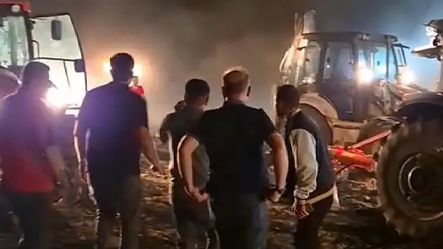 Kayseri'de tarım arazisinde yangın
