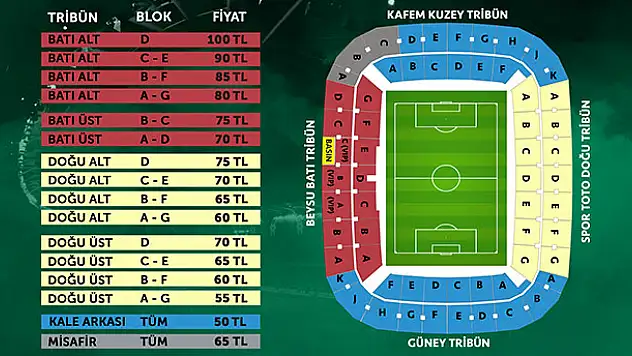 Kayserispor maçı biletleri satışa çıktı