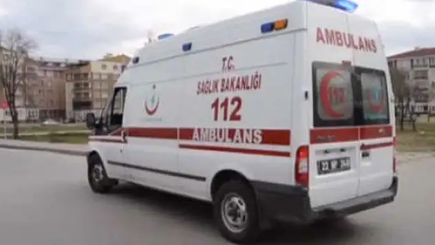 Kaza anı güvenlik kamerasına yansıdı