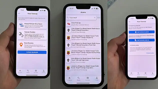 Kaza tespit tutanağı artık e-Devlet'te
