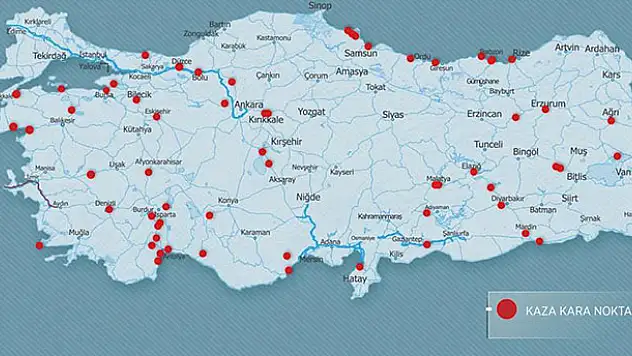 Kaza yaptıran 80 noktaya 311 milyon TL'lik yatırım